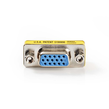 Adaptor D-SUB mini VGA 15 pini mama - 15 pini mama set 25 bucati Nedis Adaptor D-SUB mini VGA 15 pini mama - 15 pini mama set 25 bucati Nedis