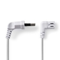 cablu alimentare euro tata cotit - iec-320-c7 cotit 3m alb nedis imagen 20_0_
0