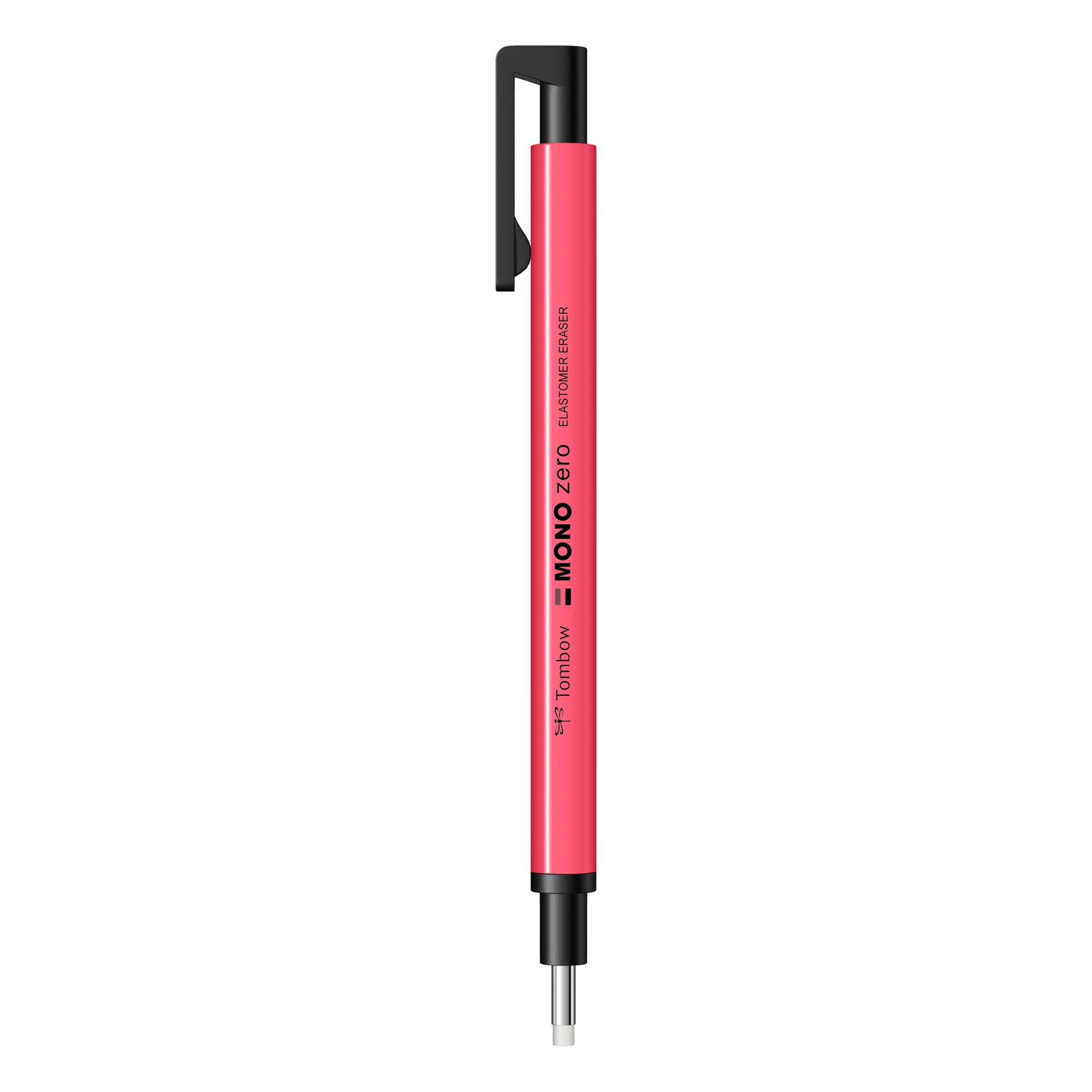 Radiera Retractabila Round Tip Tombow Mono Zero Neon Pink, roz neon