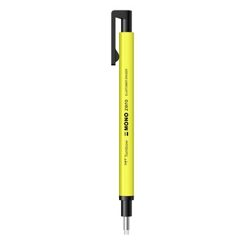 Radiera Retractabila Round Tip Tombow Mono Zero Neon Yellow, galben neon Radiera Retractabila Round Tip Tombow Mono Zero Neon Yellow, galben neon