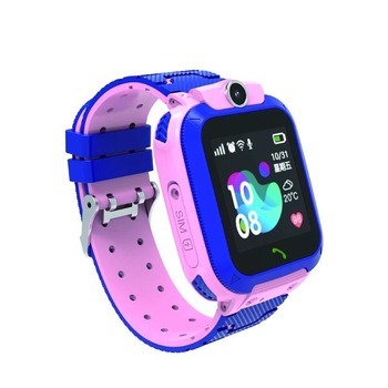 Ceas Smartwatch inteligent pentru copii S529, adevarat tracker cu cip GPS, camera foto, buton SOS, Roz Ceas Smartwatch inteligent pentru copii S529, adevarat tracker cu cip GPS, camera foto, buton SOS, Roz