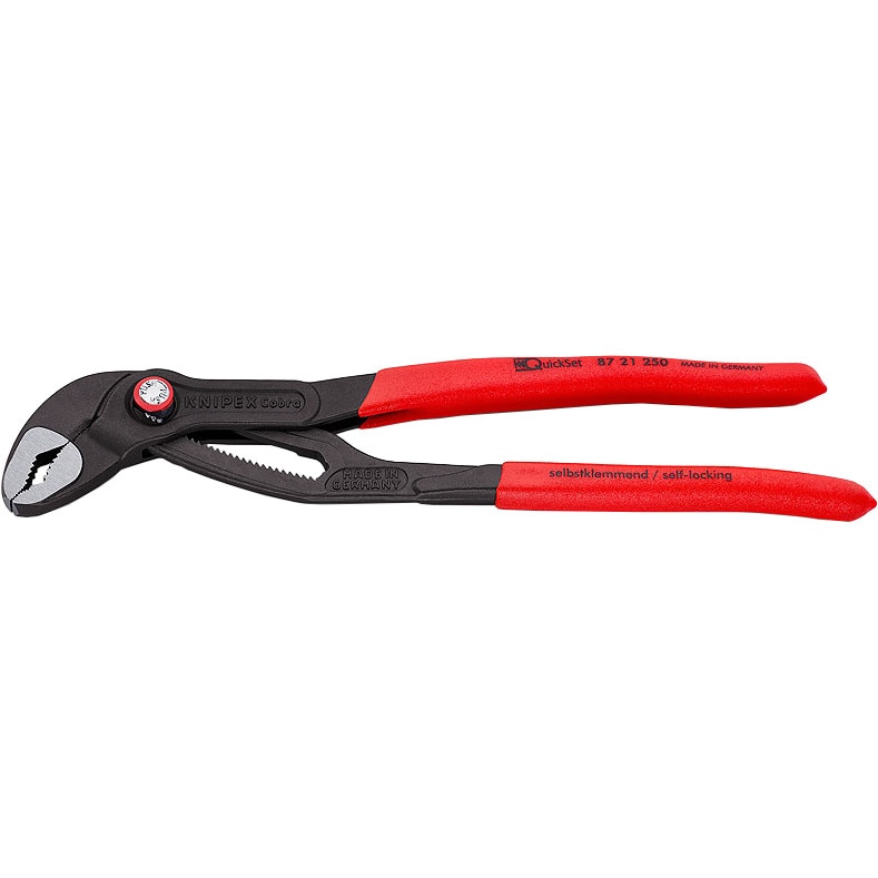 Cleste pentru tevi cu reglare rapida, KNIPEX QuickSet, 250 mm
