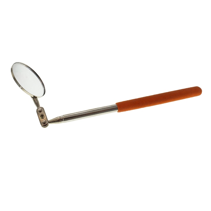 Oglinda rotunda 52mm, FS-11503, reglabila, cu maner telescopic de la 285 la 445mm 445 mm