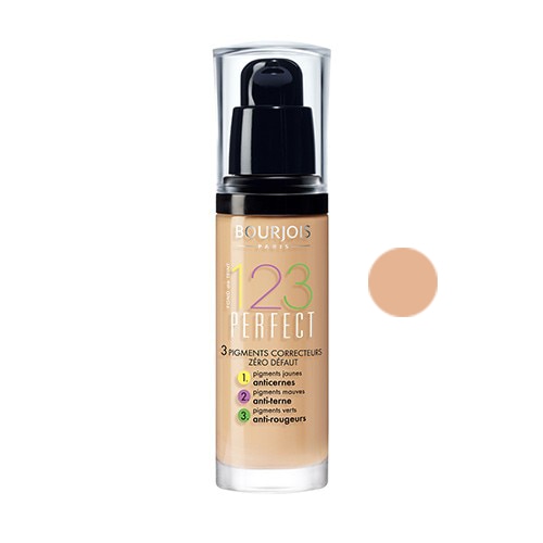 Fond de ten Bourjois 123 Perfect 56 Beige Rose SPF 10, 30 ml