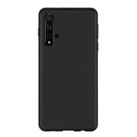 Husa compatibila cu Huawei Nova 5T - Silicon UltraSlim (0.5mm), Negru