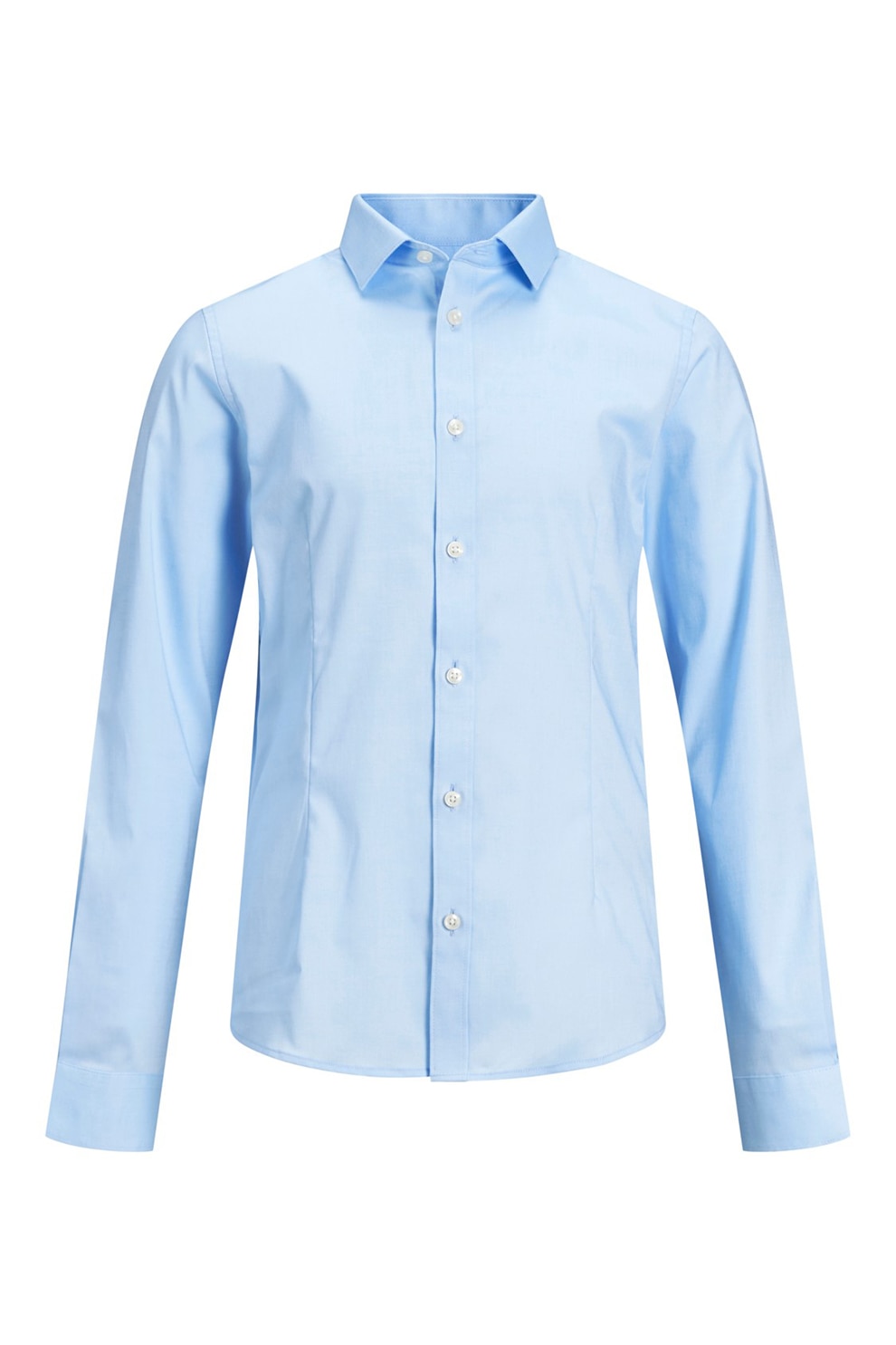 Jack&Jones, Camasa din amestec de bumbac, Albastru pastel