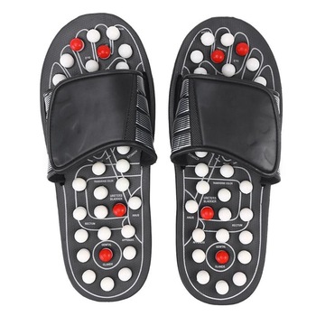 Papuci cu stimulare a zonelor de reflex , marime 42-43, negru Papuci cu stimulare a zonelor de reflex , marime 42-43, negru