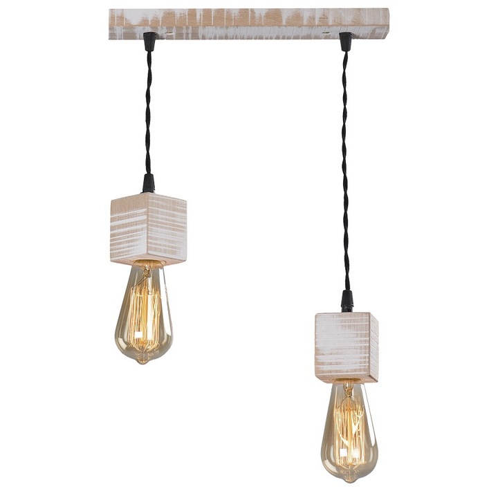 Pendul Avena Alb 2xE27 40W