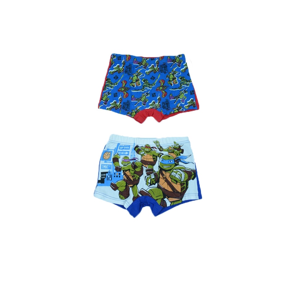 Set 2 boxeri pentru baieti Sun City Testoasele Ninja DPH3095AM, Multicolor, 92