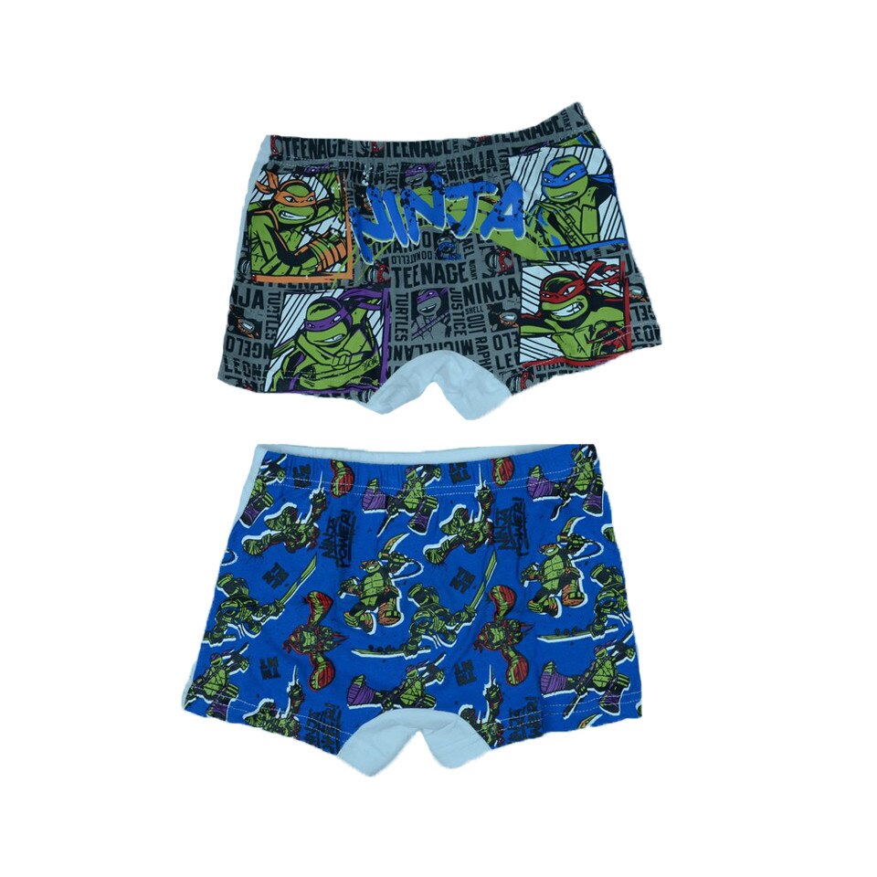 Set 2 boxeri pentru baieti Sun City Testoasele Ninja DPH3095N, Multicolor