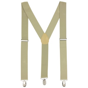 Bretele adulti unisex, Buticcochet, Bej, inchizatori metalice, 35 mm - BR40 Bretele adulti unisex, Buticcochet, Bej, inchizatori metalice, 35 mm - BR40