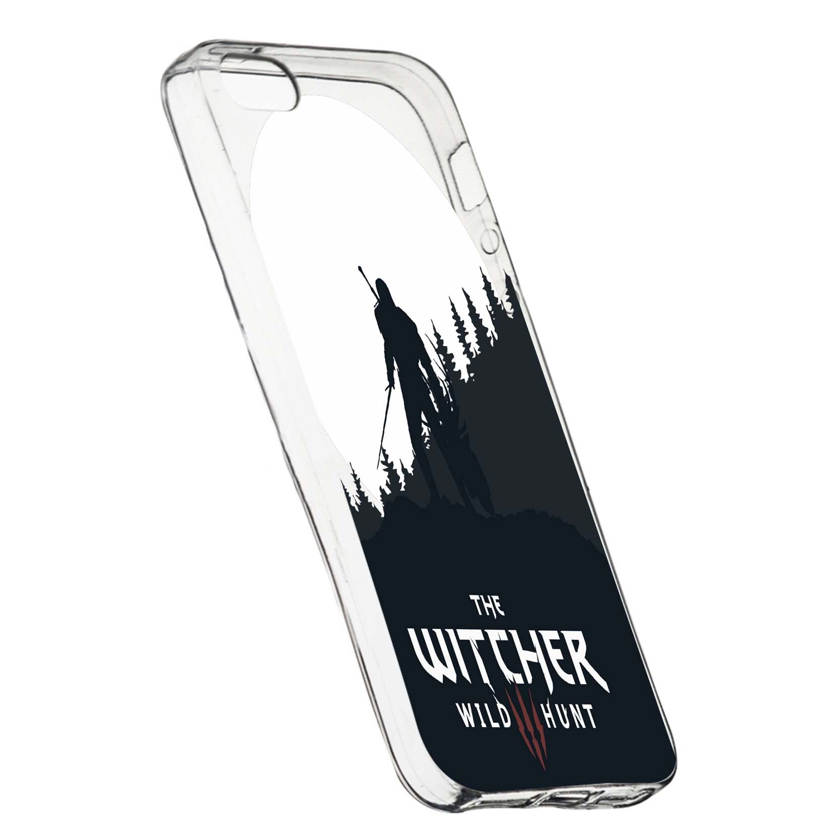 Husa de protectie The Witcher, Movie pentru Apple iPhone 5 / 5S / SE, rezistenta la uzura, anti-alunecare, din silicon Premium, 427
