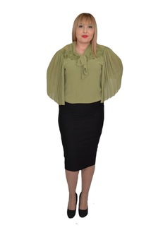 Fusta dama conica cu insertii de strasuri ,D&J Exclussive, Negru Fusta dama conica cu insertii de strasuri ,D&J Exclussive, Negru