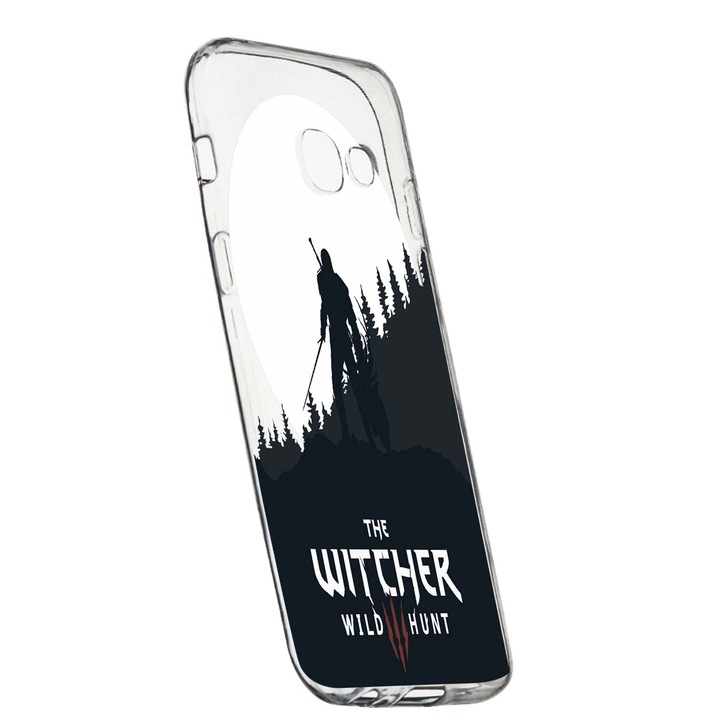 Husa de protectie The Witcher, Movie pentru Samsung Galaxy J4 Plus 2018, rezistenta la uzura, anti-alunecare, din silicon Premium, 427