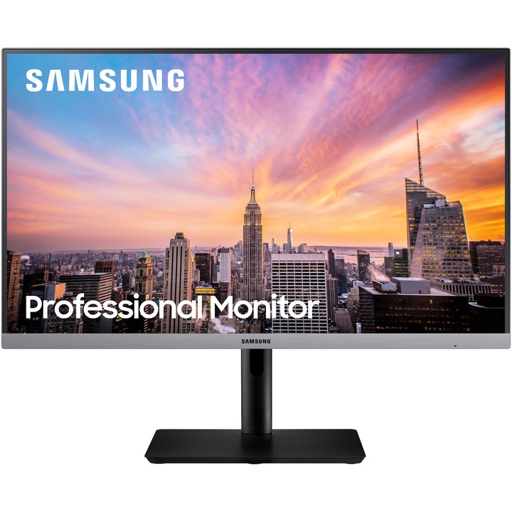 Samsung LS24R650FDUXEN LED IPS monitor, 23.8", Full HD, HDMI, FreeSync, Fekete/Szürke