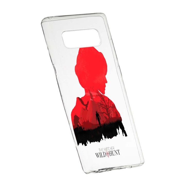 Husa de protectie The Witcher, Movie pentru Samsung Galaxy Note 9, rezistenta la uzura, anti-alunecare, din silicon Premium, 428