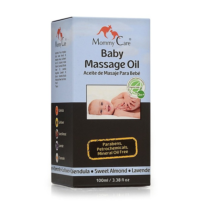 Масло за масаж на бебета Mommy Care, 100 мл