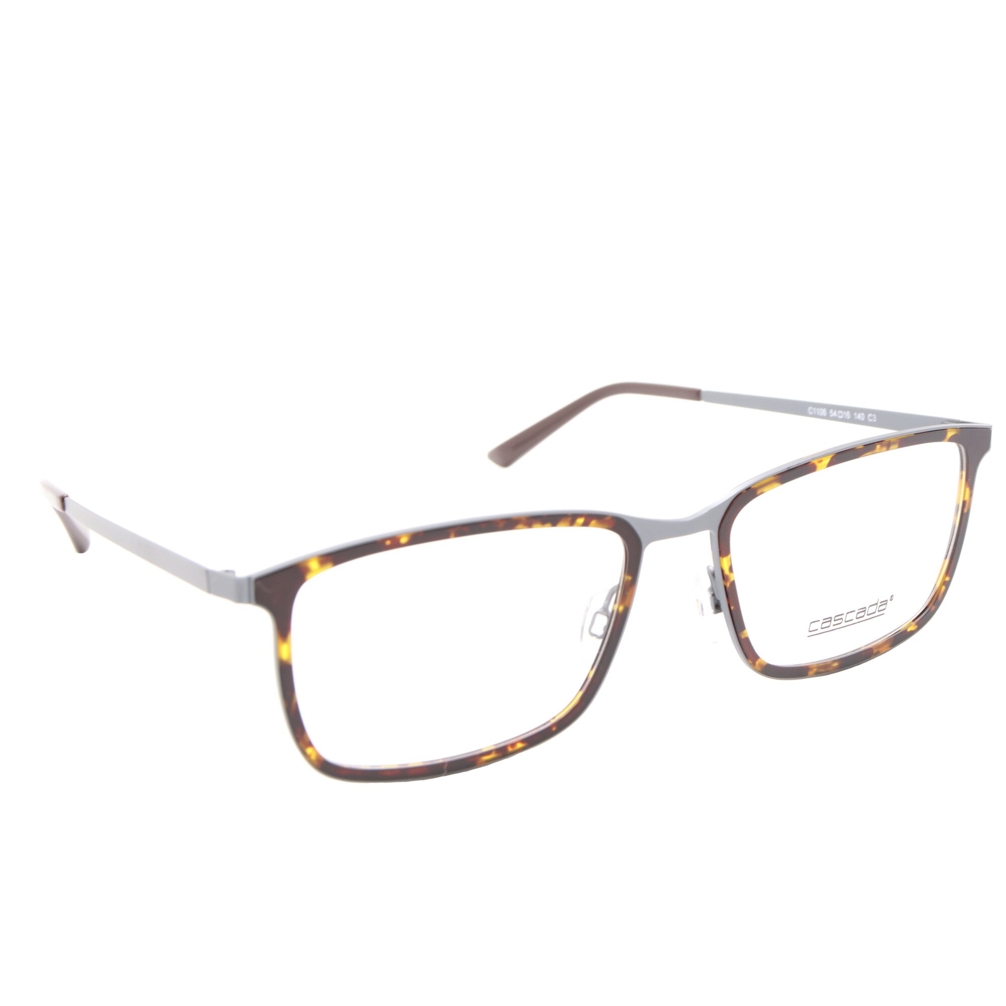 Rame ochelari de vedere, Cascada, Barbat, C1106, 54mm, Gri/Maro