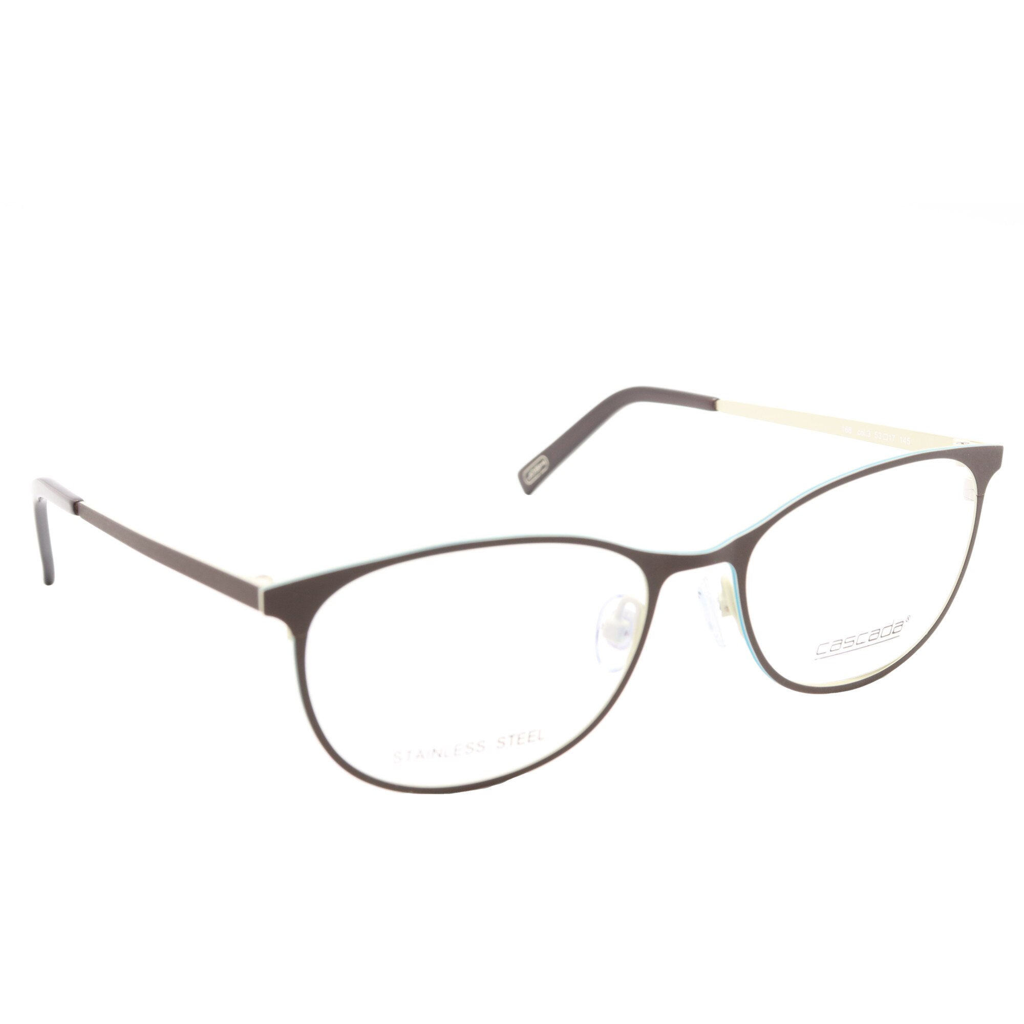 Rame ochelari de vedere, Cascada, Dama, 168 Col.3, 53mm, Maro/Crem