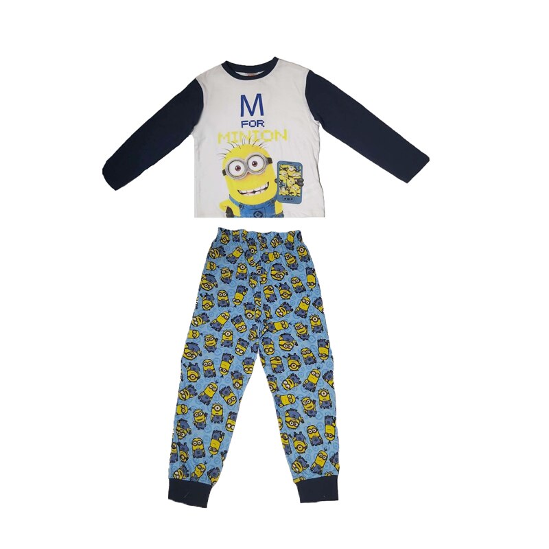Pijama pentru baieti Minions Sun City HO2268-1, Multicolor