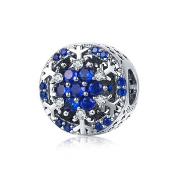 Talisman din argint Winter Blue Bead Talisman din argint Winter Blue Bead