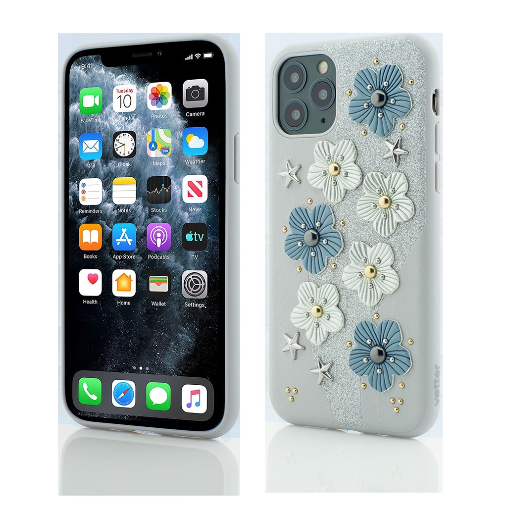 Husa de protectie Vetter pentru iPhone 11 Pro, Clip-On, Jasmine Series, Grey