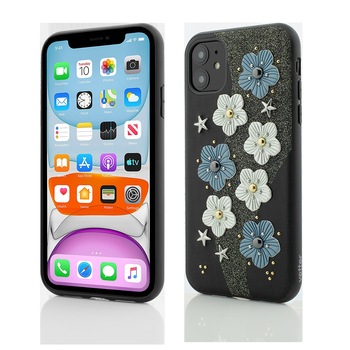 Husa de protectie Vetter pentru iPhone 11, Clip-On, Jasmine Series, Black Husa de protectie Vetter pentru iPhone 11, Clip-On, Jasmine Series, Black