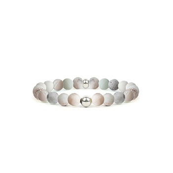 Bratara elastica cu pietre amazonite unisex, multicolor, 8 mm diametru pietre Bratara elastica cu pietre amazonite unisex, multicolor, 8 mm diametru pietre