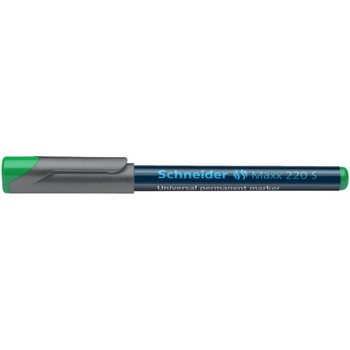 Set 10 Markere Permanente Schneider Maxx 220 S, Varf Subtire + Rotund, Scriere 0.4 mm, Culoare Verde Set 10 Markere Permanente Schneider Maxx 220 S, Varf Subtire + Rotund, Scriere 0.4 mm, Culoare Verde