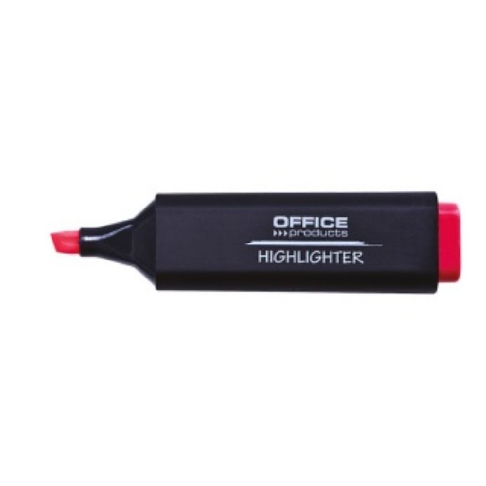 Textmarker OFFICE Products, scriere de 1 -5 mm, rosu