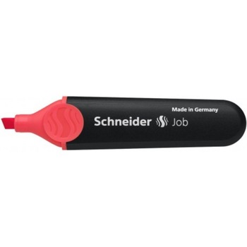 Set 10 Textmarkere Schneider Job, Varf Tesit si Scriere de 1-5 mm, Cerneala pe Baza de Apa, Culoare Rosu Fluorescent, Evidentiatoare Set 10 Textmarkere Schneider Job, Varf Tesit si Scriere de 1-5 mm, Cerneala pe Baza de Apa, Culoare Rosu Fluorescent, Evidentiatoare