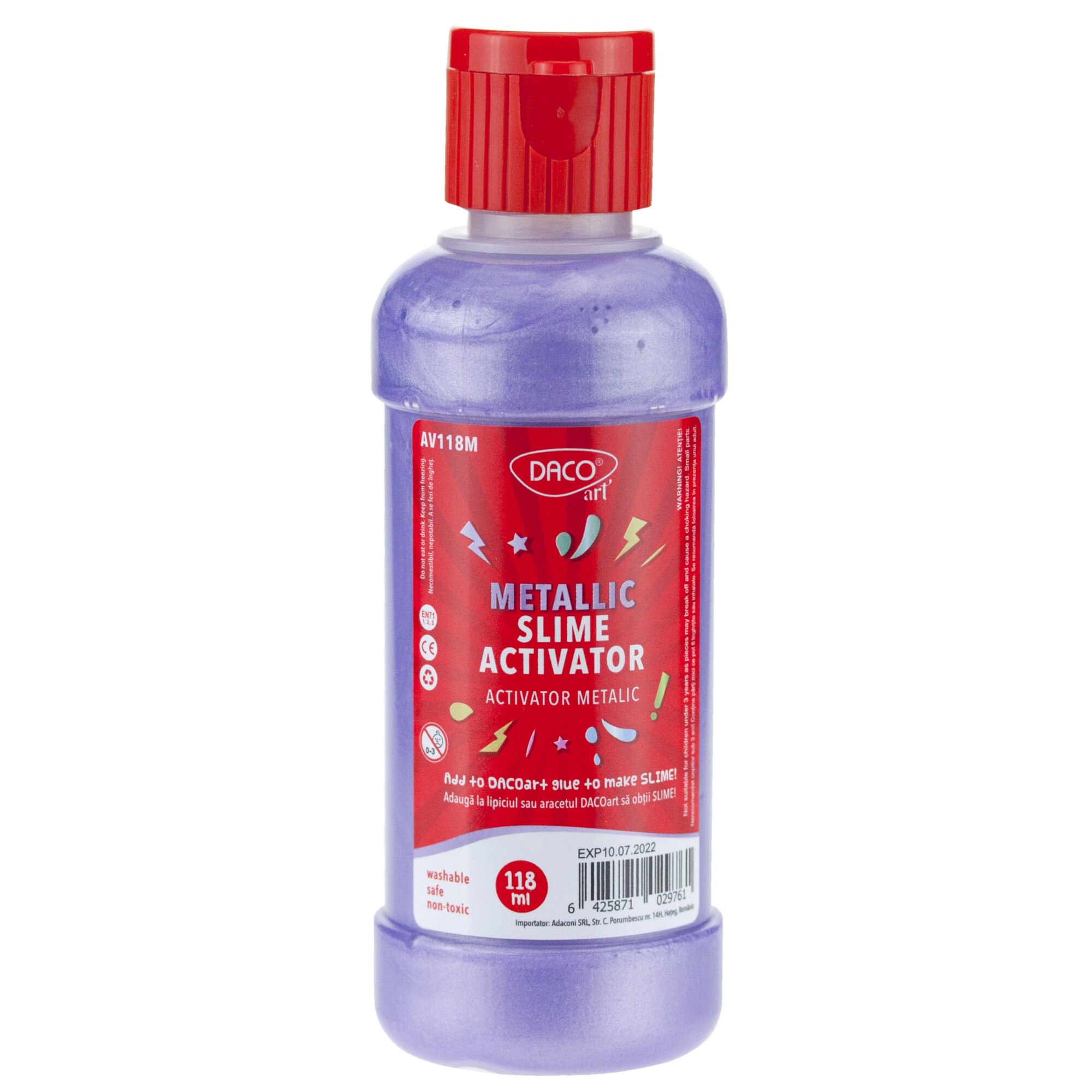 Activator slime metalic mov 118 ml DACO AV118M