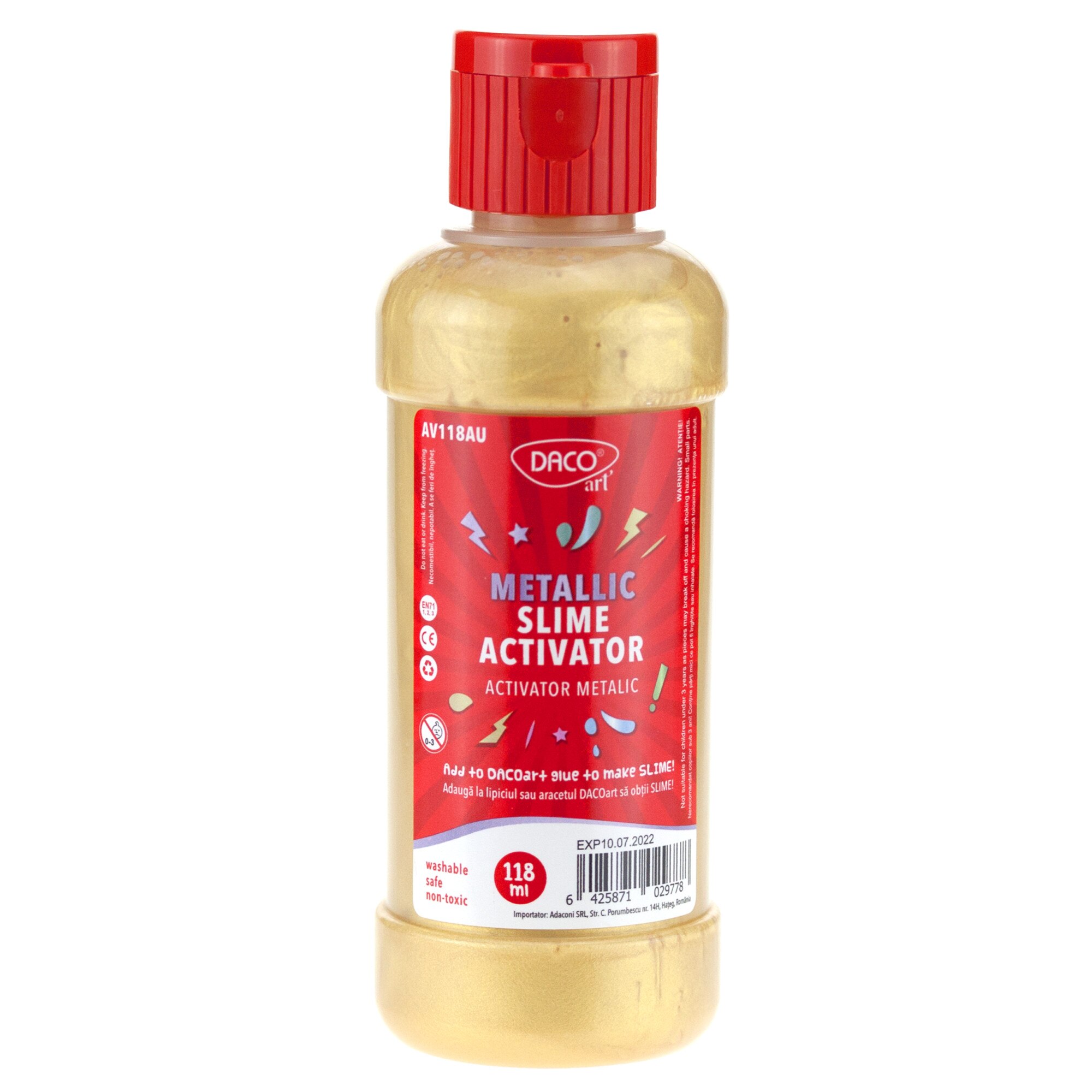 Activator slime metalic auriu 118 ml DACO AV118AU