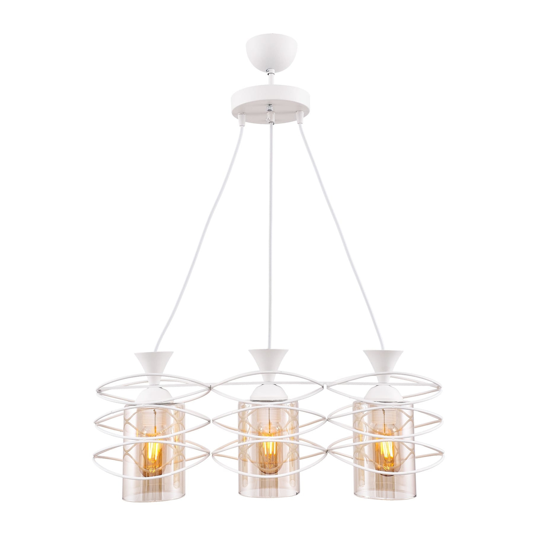 Lustra Fiber, 3 becuri, Begusa, E 27, 60 W