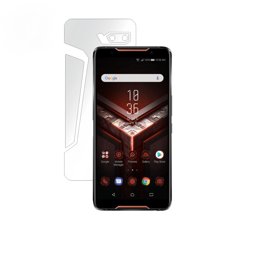 Folie Smart Protection Asus Rog Phone 2 ZS660KL pentru spate, Smart Spray®,Smart Squeegee® si microfibra incluse
