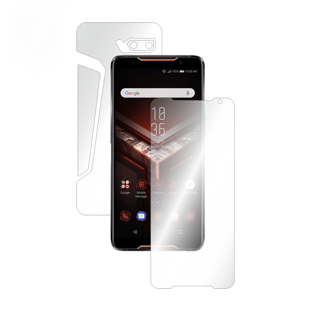 Folie Smart Protection Asus Rog Phone 2 ZS660KL fullbody, folii ecran si spate, Smart Spray®,Smart Squeegee® si microfibra incluse
