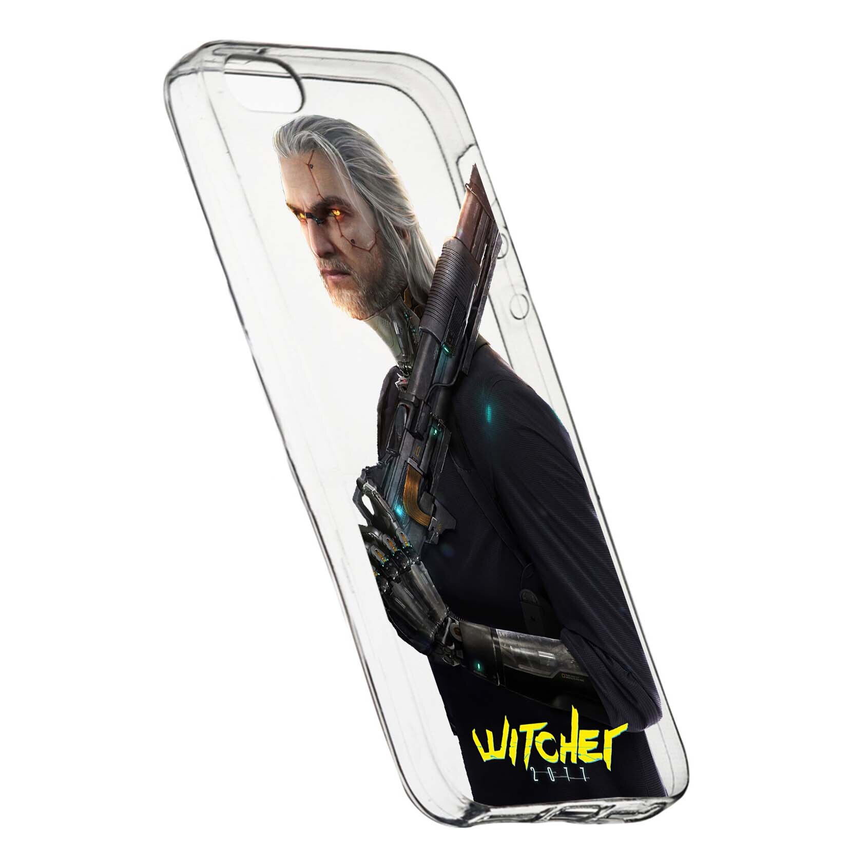 Husa de protectie The Witcher, Movie pentru Apple iPhone 5 / 5S / SE, rezistenta la uzura, anti-alunecare, din silicon Premium, 431