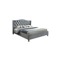 pat tapitat gri lungime 200 latime 160 inaltime 124cm fara saltea imagen 22_1_
0