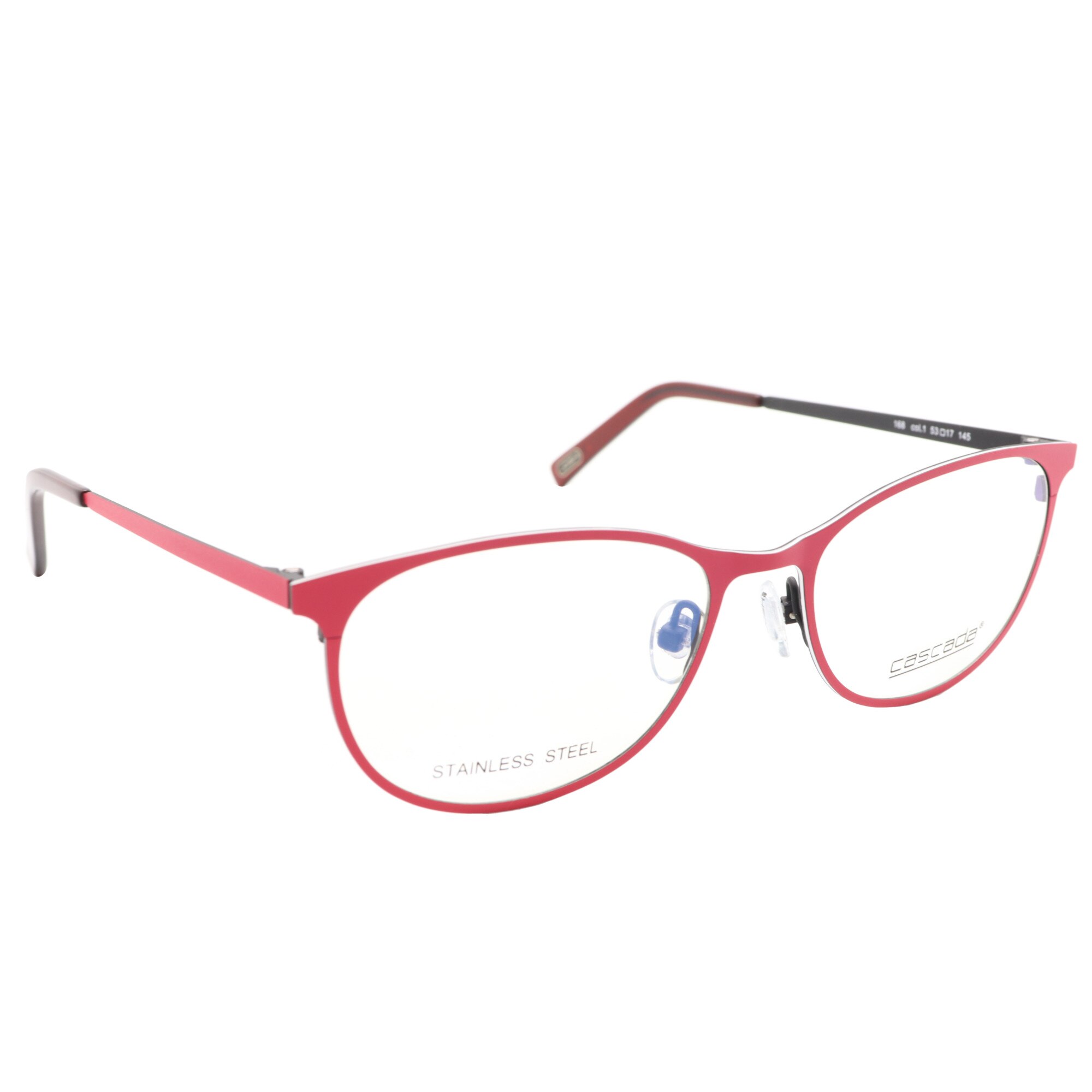 Rame ochelari de vedere, Cascada, Dama, 168 Col.1, 53mm, Grena/Negru