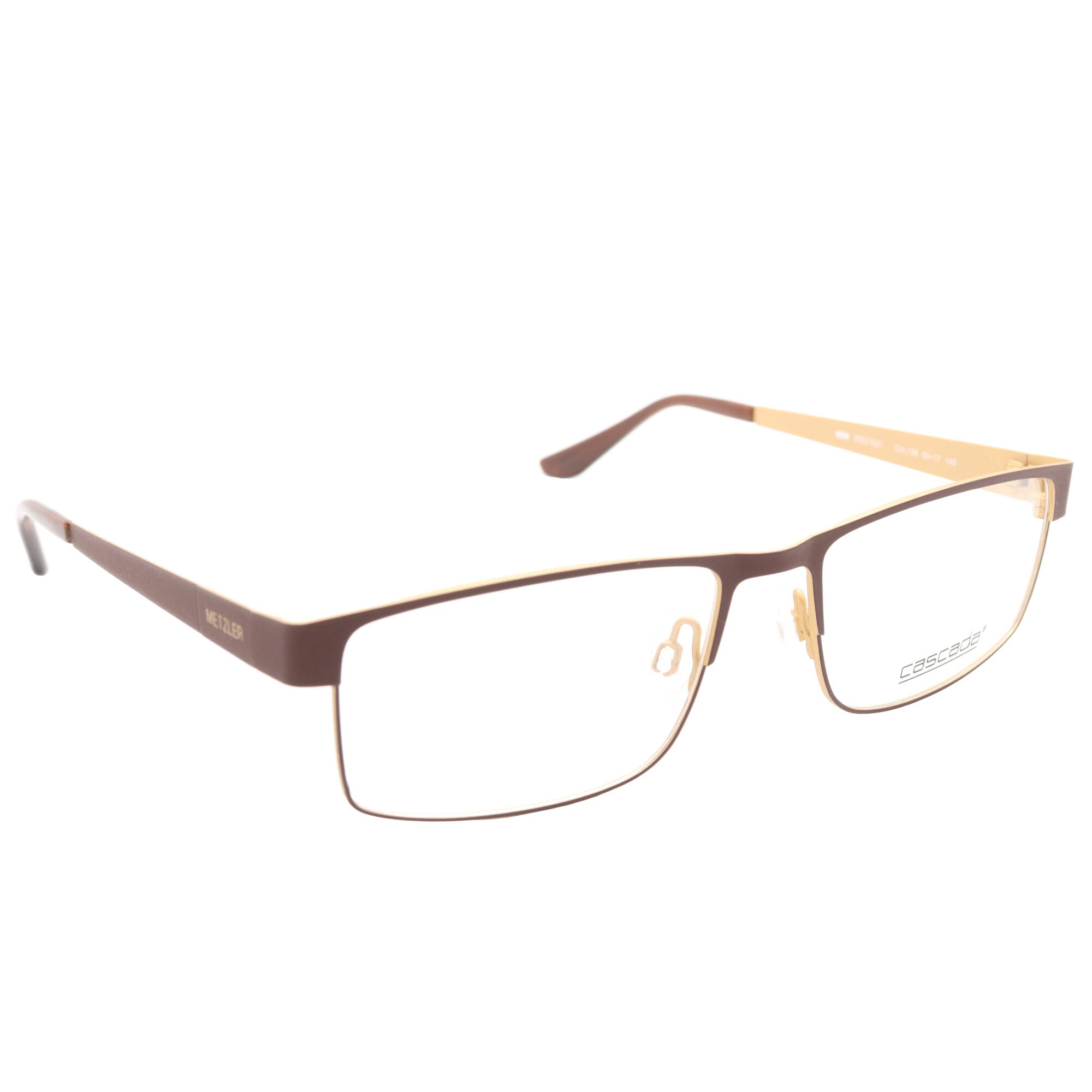 Rame ochelari de vedere, Cascada, Barbat, MSU 1021, 55mm, Maro/Auriu