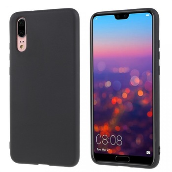 Husa telefon, Case, Huawei P20, Silicon, Mat Husa telefon, Case, Huawei P20, Silicon, Mat