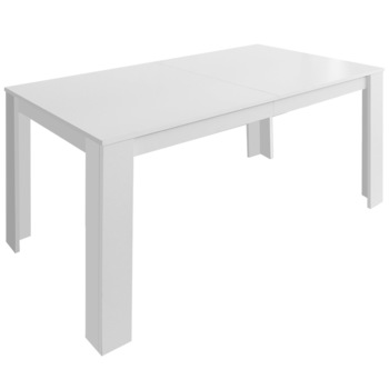 Masa de bucatarie, vidaXL, PAL, 140 x 80 x 75 cm, Alb Masa de bucatarie, vidaXL, PAL, 140 x 80 x 75 cm, Alb