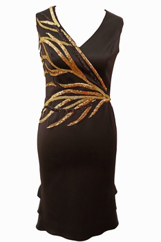 rochie de ocazie culoare negru broderie de lux captusita marime 38 ro imagen 14_0_
0