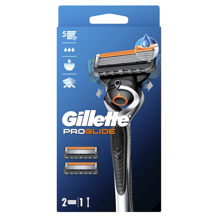 Самобръсначка Gillette ProGlide FlexBall Regular, 2 резерви