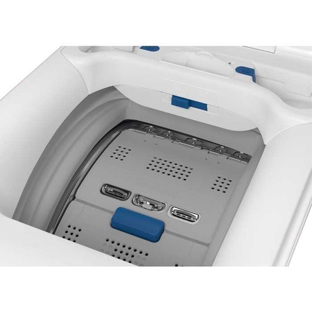Masina de spalat rufe cu incarcare verticala Electrolux EW6T4262l PerfectCare 600 , 6 kg, 1200 RPM, Clasa A+++, Motor Inverter, SensiCare, SoftOpening, Display LCD, Alb