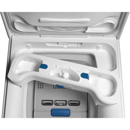 Masina de spalat rufe cu incarcare verticala Electrolux EW7T3272 PerfectCare 700, 7 kg, 1200 RPM, Clasa A+++, SteamCare, SoftOpening, Display LCD, Alb