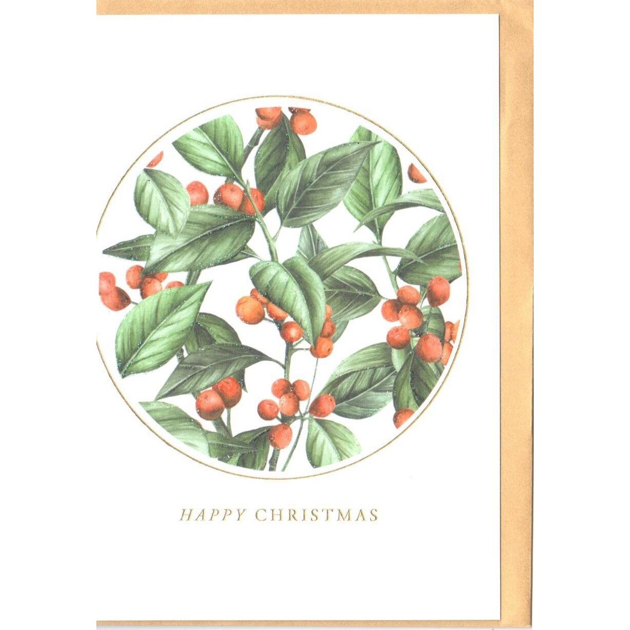 Felicitare - Merry Christmas - deck the halls berries