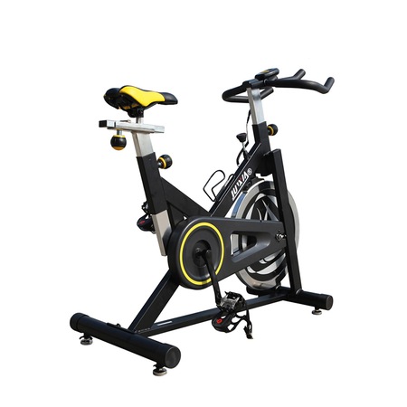 bicicleta spinning ZOCO BODY FIT JX-7056, Design modern, LCD, Eficienta si usor de folosit, Negru pret ieftin