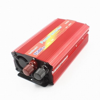 Invertor tensiune 12V-220V, putere 1500 W, slot USB, cabluri alimentare de la bateria auto Invertor tensiune 12V-220V, putere 1500 W, slot USB, cabluri alimentare de la bateria auto