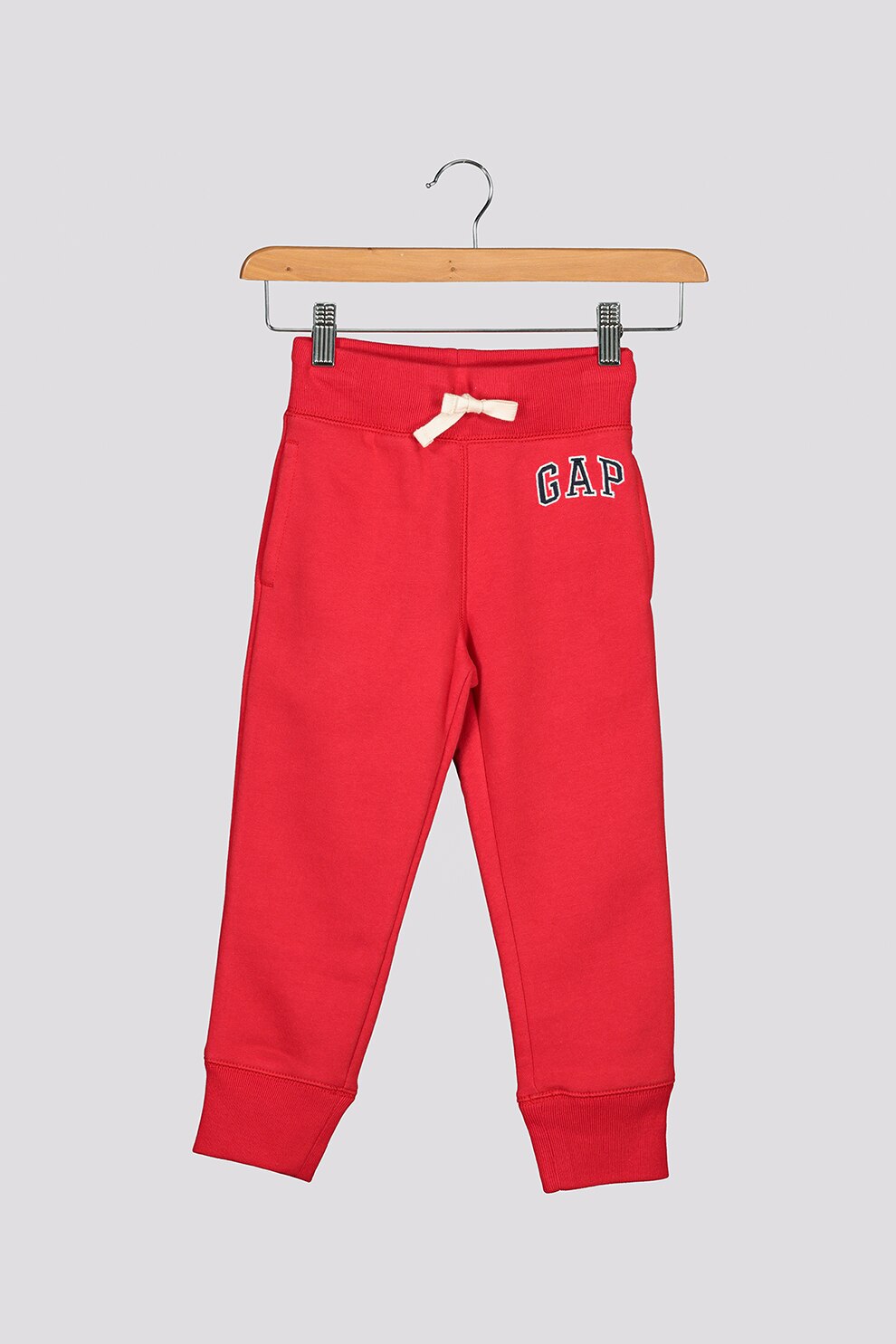 GAP, Pantaloni sport cu logo brodat, Rosu